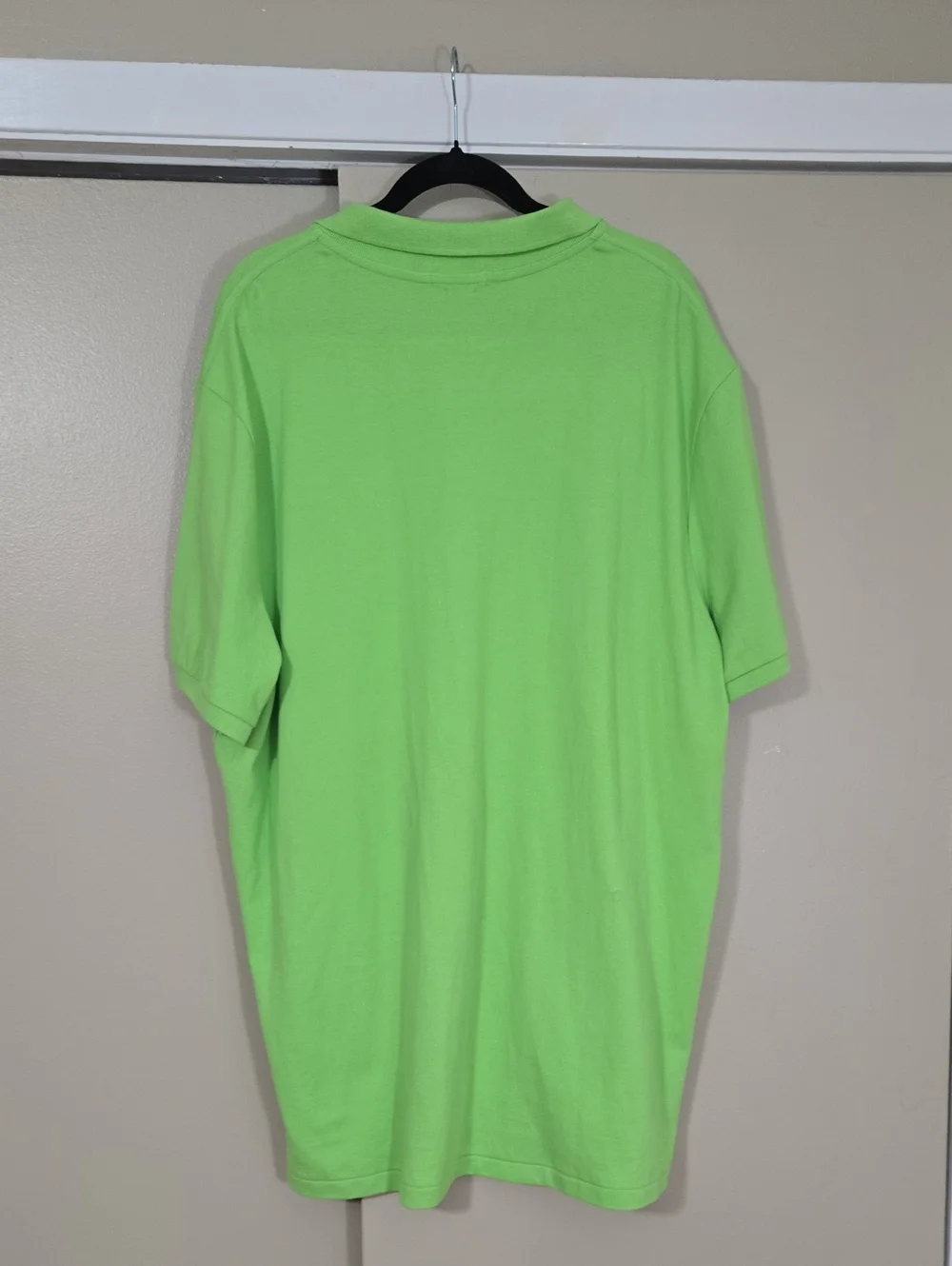 Polo by Ralph Lauren Neon Lime Green Short-Sleeve Cotton Polo Shirt Size XXL